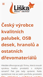 Mobile Screenshot of drevoobchod-liska.cz